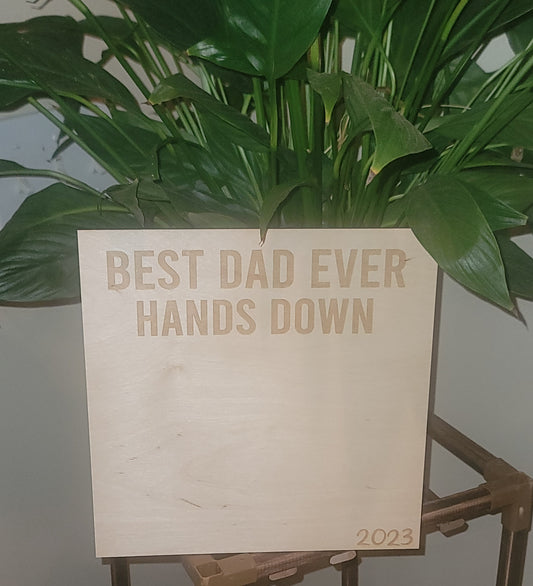 diy fathers day handprint