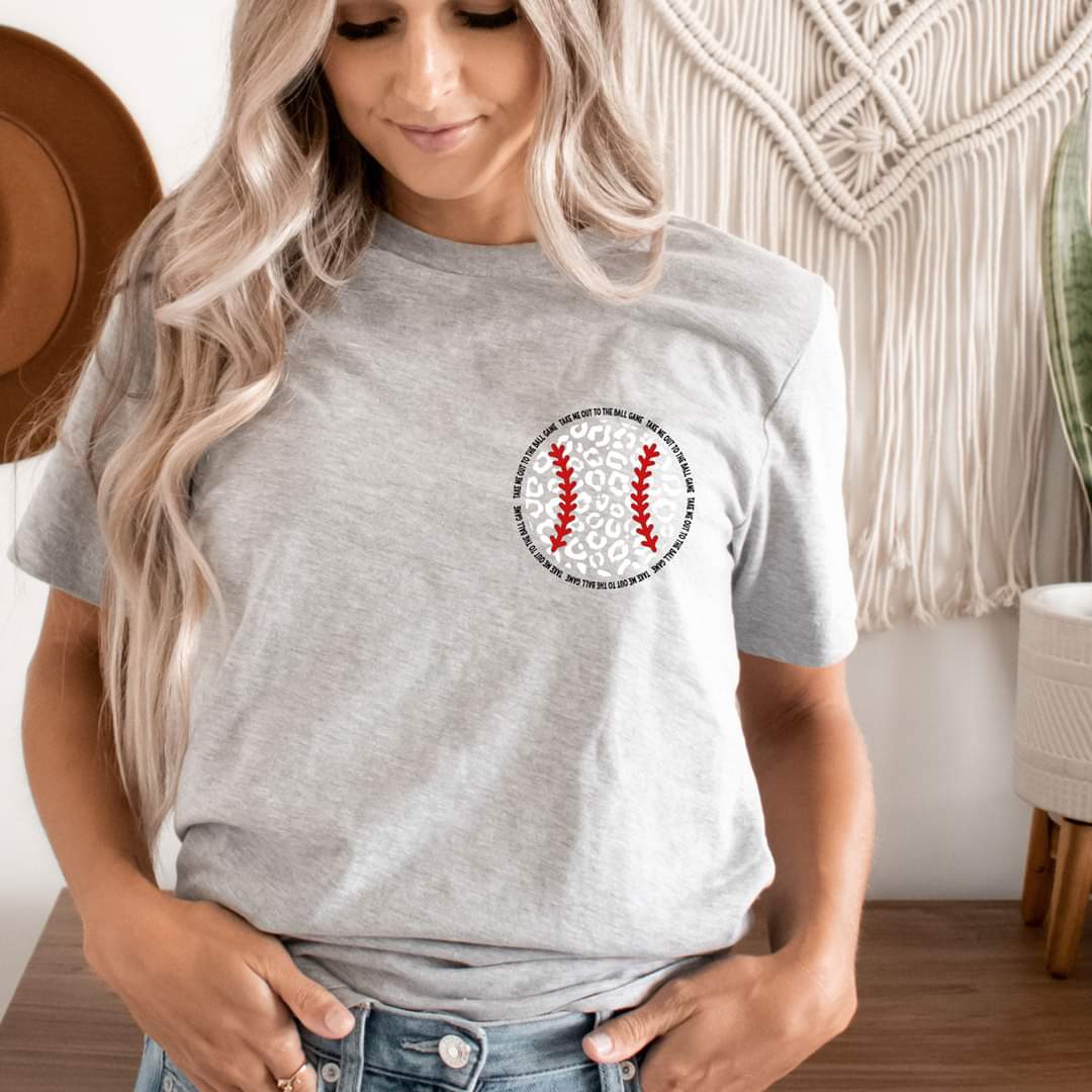 Take me out to the ball game tee