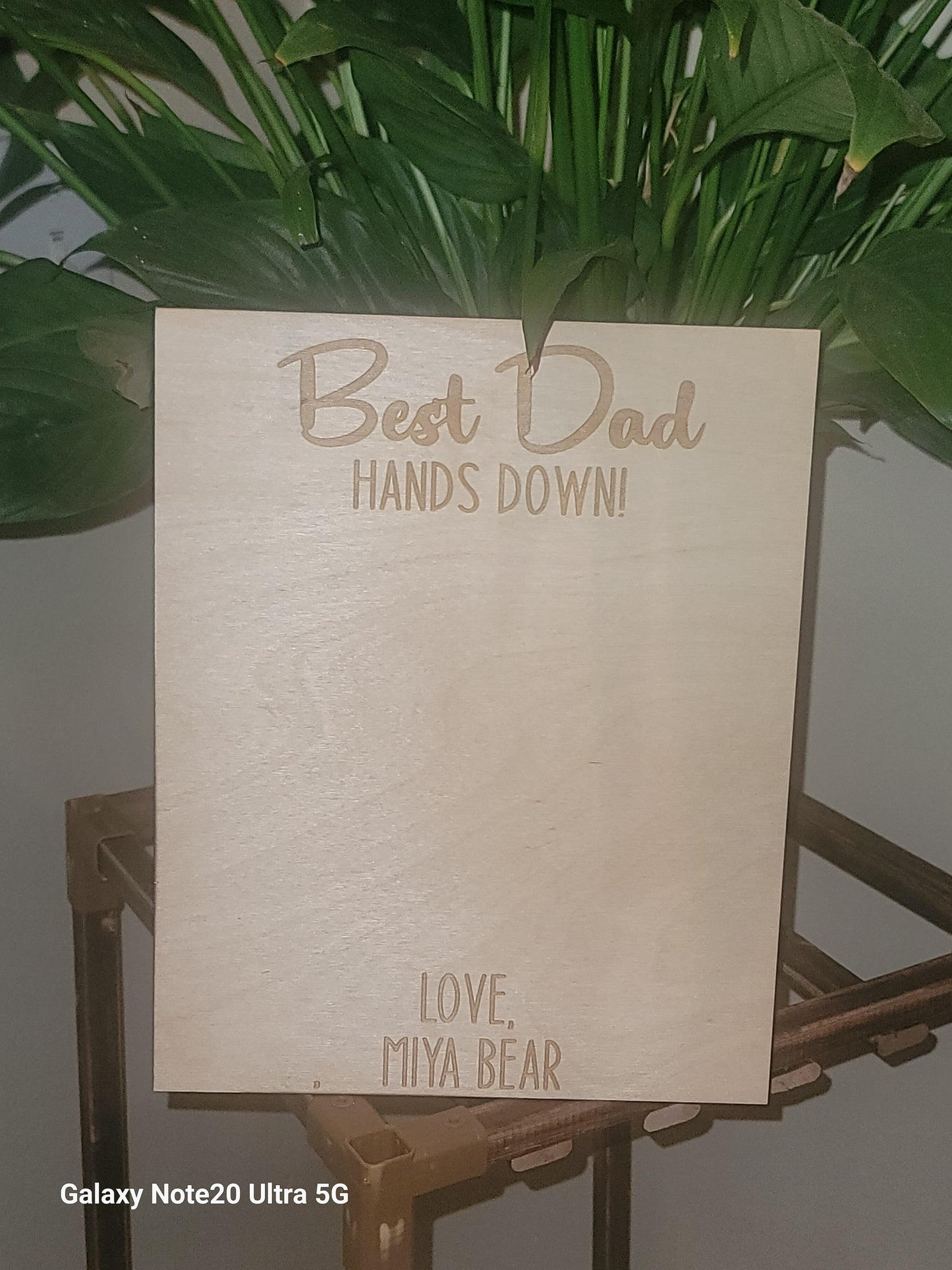 diy fathers day handprint