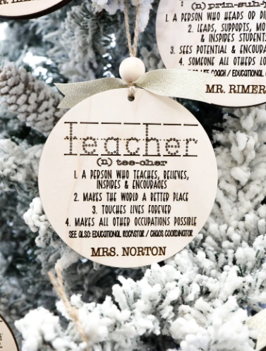 School Occupation Christmas Ornament