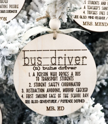 School Occupation Christmas Ornament