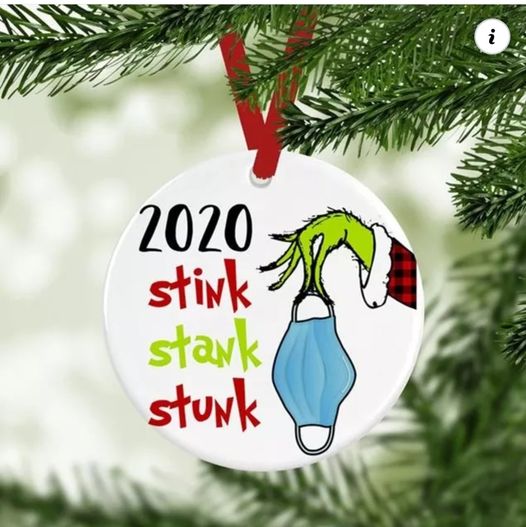 2020 stink stank stunk circle ornament Transfer