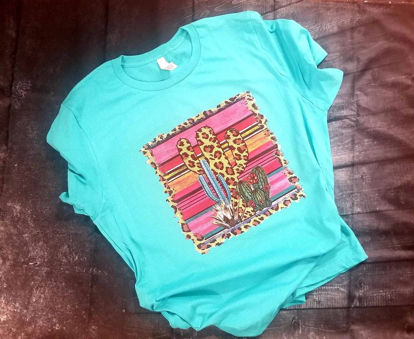 Leopard Cactus  tee