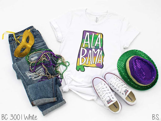 Alabama  Mardi Gras tee