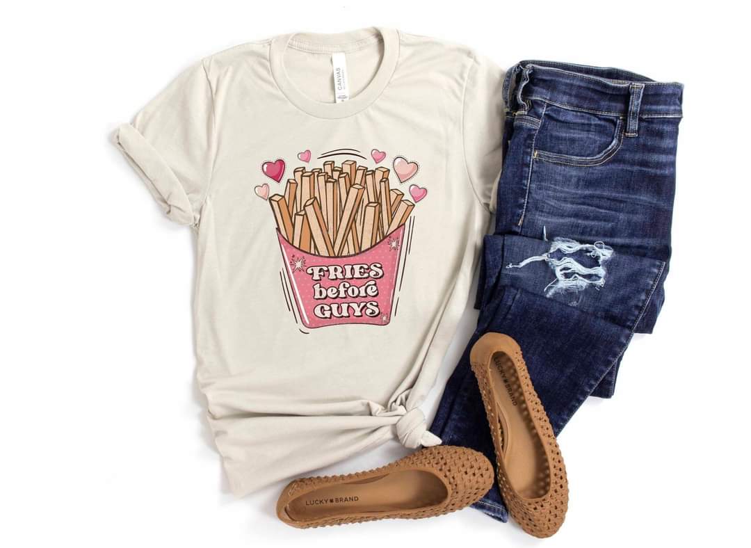 Fries before guys  tee