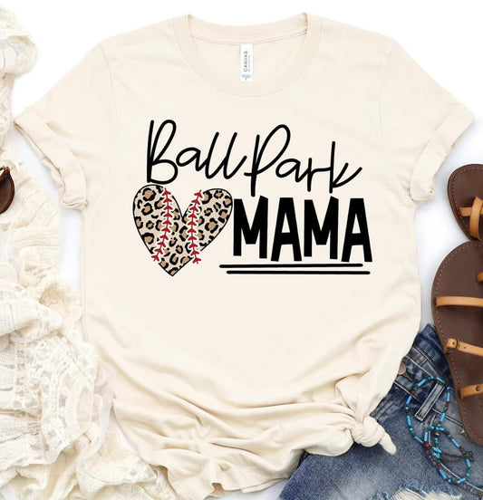 Ballpark mama tee