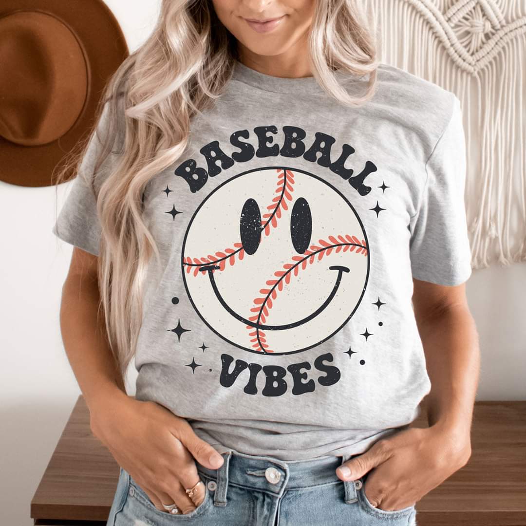 Baseball vibes tee