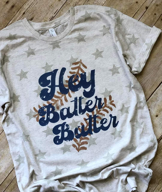 Hey batter batter star tee