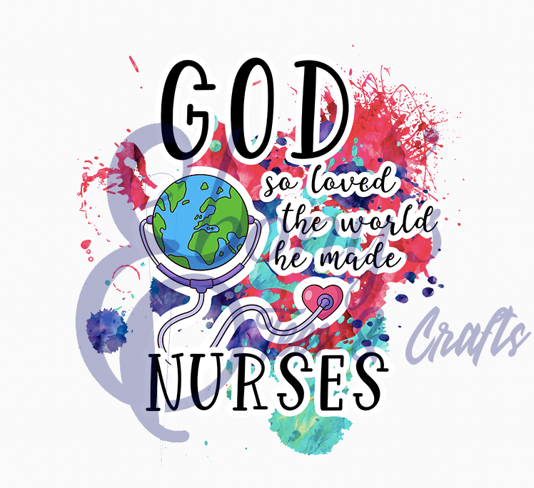 God So Loved The World Nurses Transfer