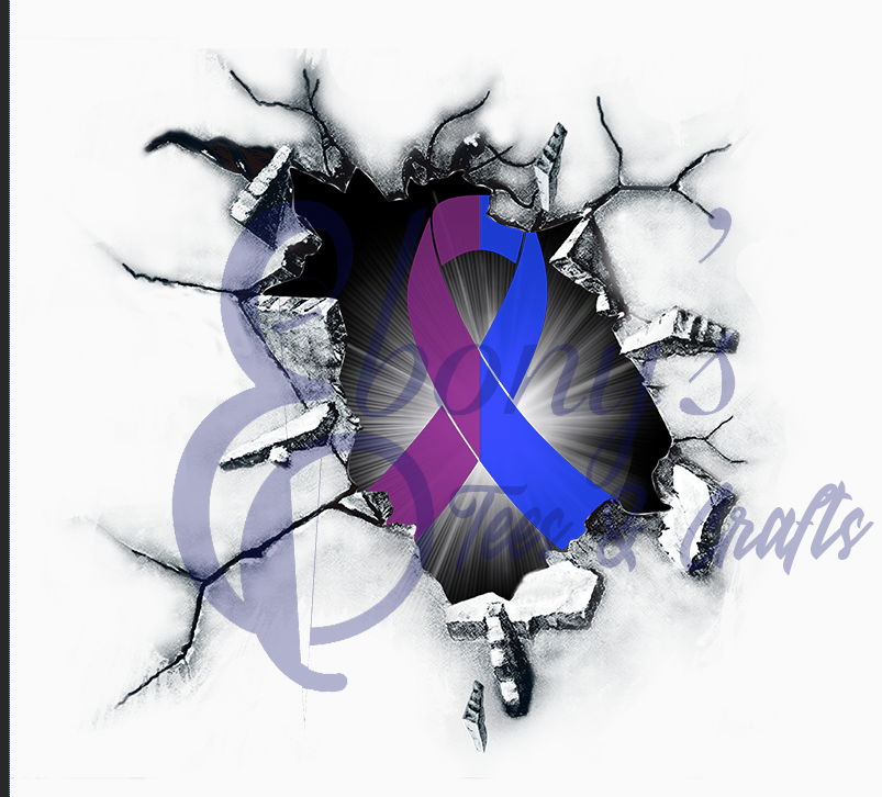 Awareness Ribbon Break Rheumatoid Arthritis Transfer