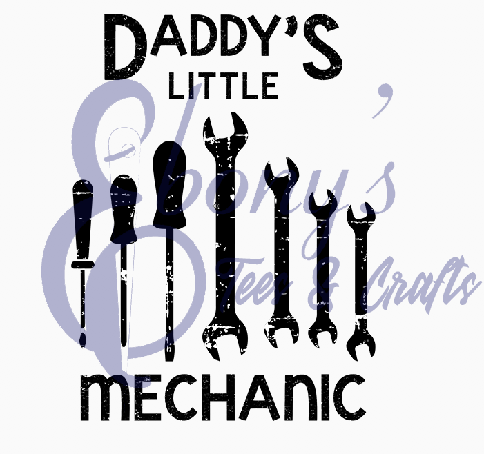 Daddy's Little Mechanic Transfer