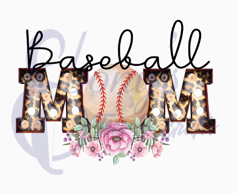 Baseball Mom Marquee Transfer