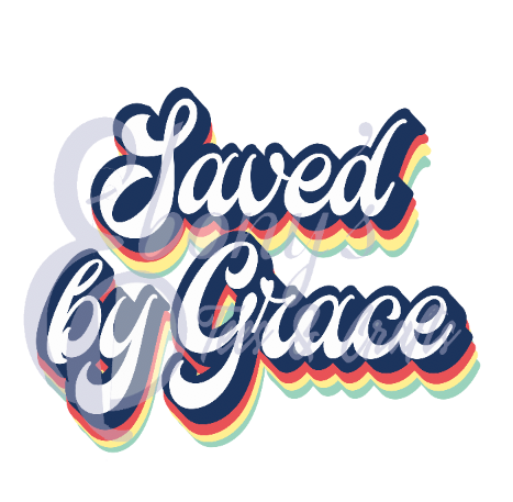 Retro Saved By Grace Transfer