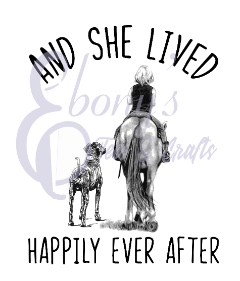 Happily ever after Horse and dog Transfer