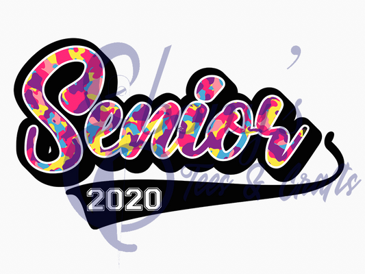 Senior multicolored Transfer