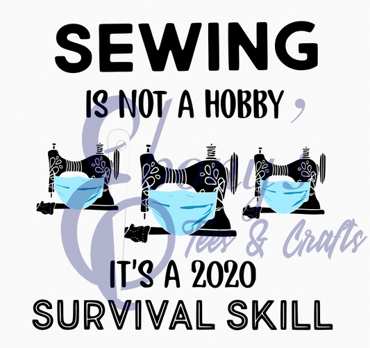 sewing is not a hobby Transfer