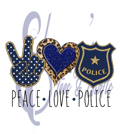 Peace Love Police Transfer