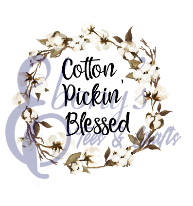 Cotton Pickin Blessed Transfer