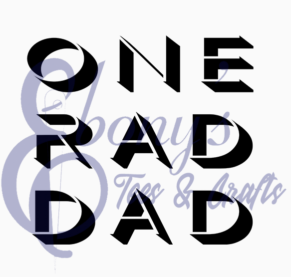 One Rad Dad Transfer