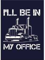 I'll be In My office ScreenPrint Transfer