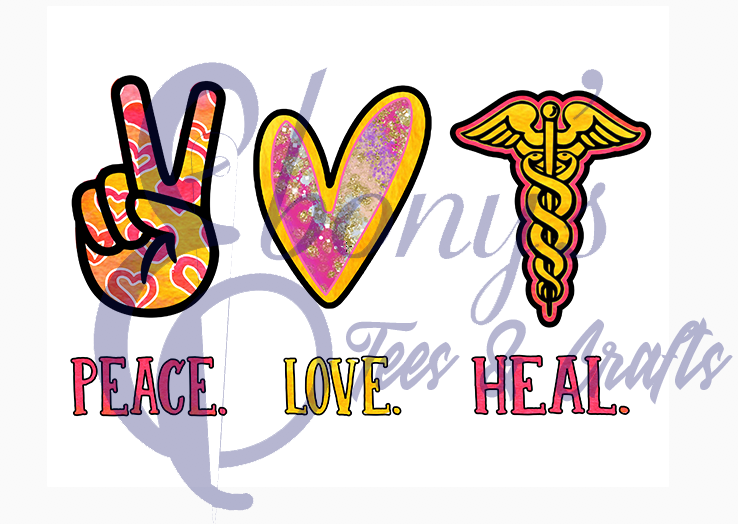 Peace Love Heal transfer