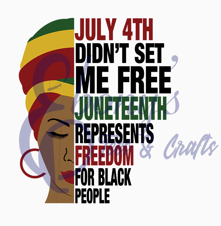 Juneteenth Turban Transfer