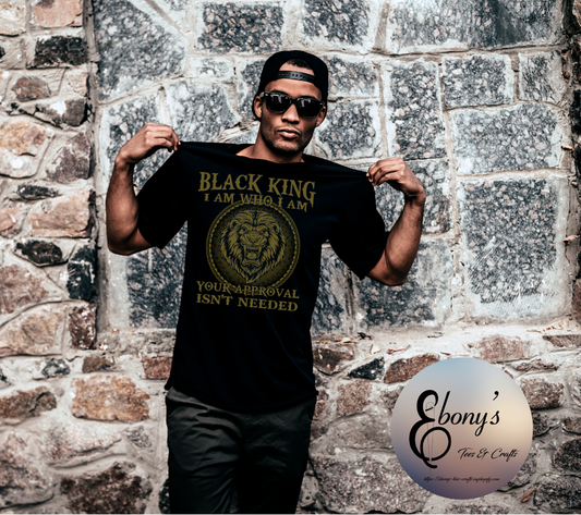 Black King is Who I am T-shirt