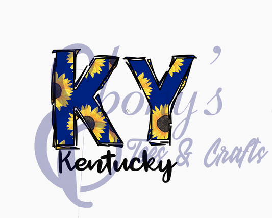 Kentucky Navy Sunflower Transfer