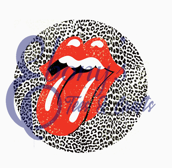 Rolling Stones Leopard Transfer