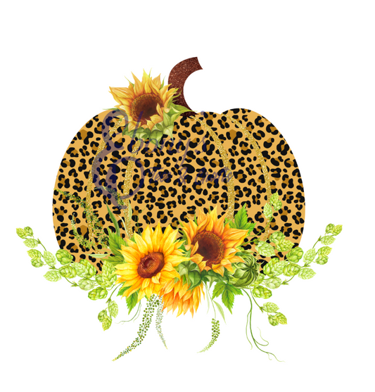 Leopard Pumpkin Transfer