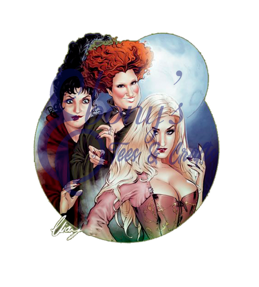 Cartoon Hocus Pocus Transfer