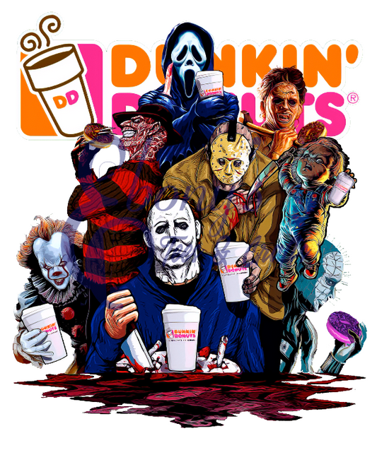 Dunkin Donuts Halloween Transfer