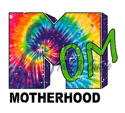 MTV mom TIE DYE Transfer