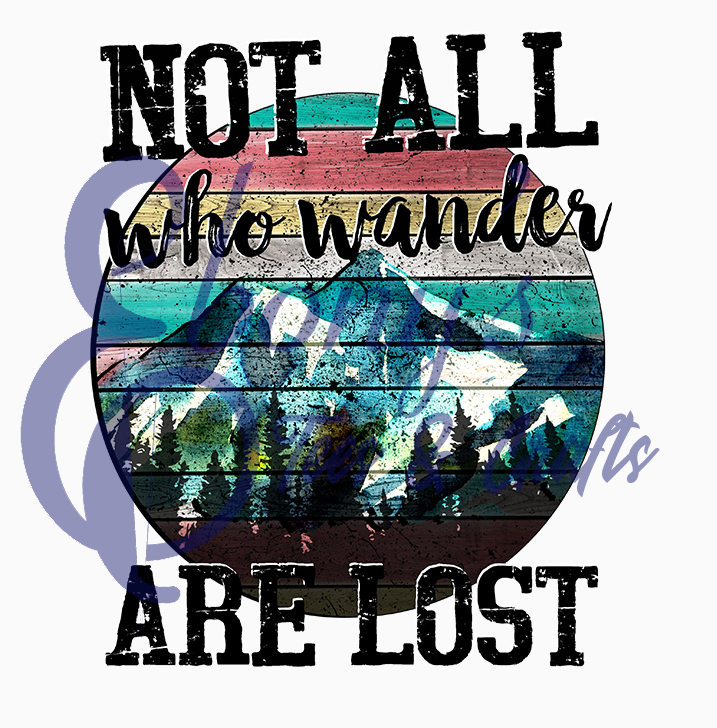 Not all who wonder are lost Transfer