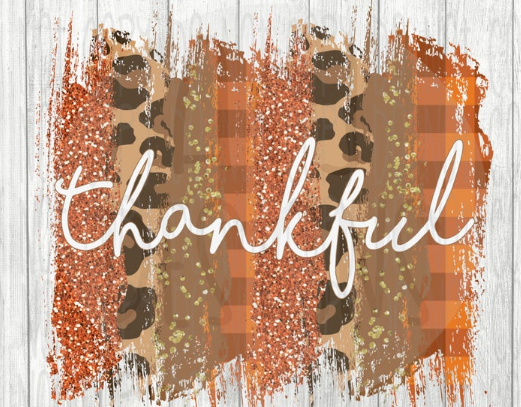 Thankful brush stroke Transfer