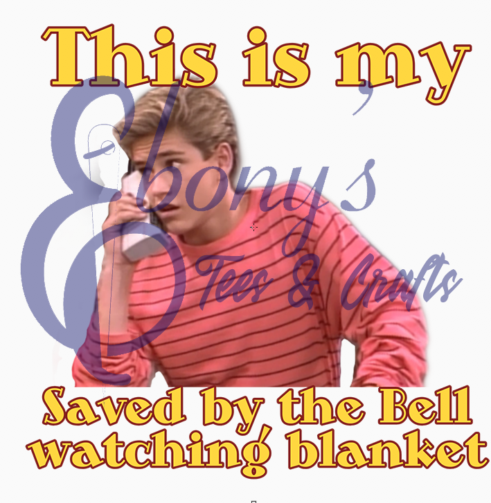 Saved by the Bell Watching Blanket 2 Transfer