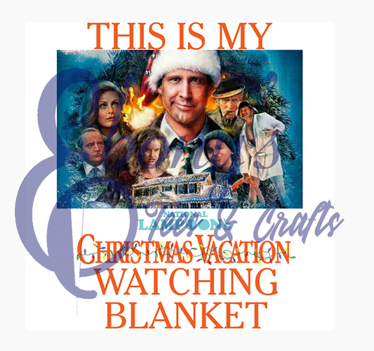 Christmas Vacation Watching Blanket Transfer