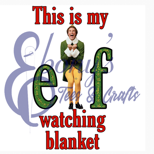 Elf Watching Blanket Transfer