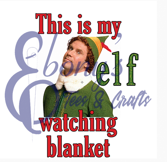 Elf Watching Blanket 2 Transfer