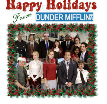 The office Happy Holidays Transfer