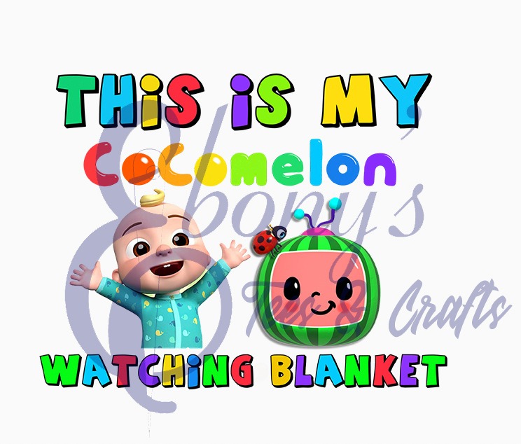 Cocomelon blanket Transfer