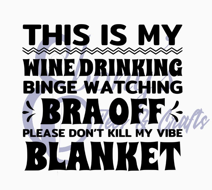 Wine drinking blanket Transfer