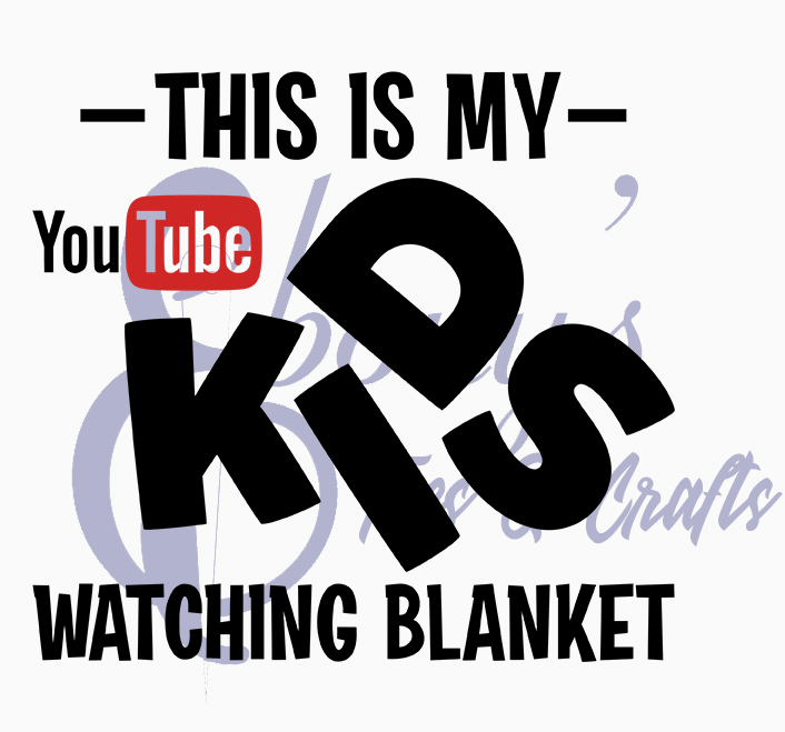 YouTube kids blanket Transfer