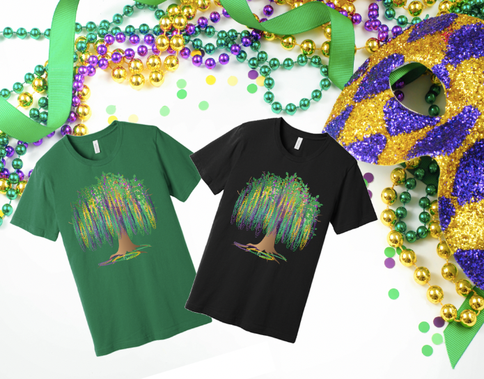 Mardi Gras Bead Tree