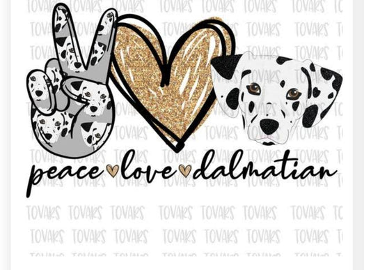 Peace Live Dalmatian Transfer