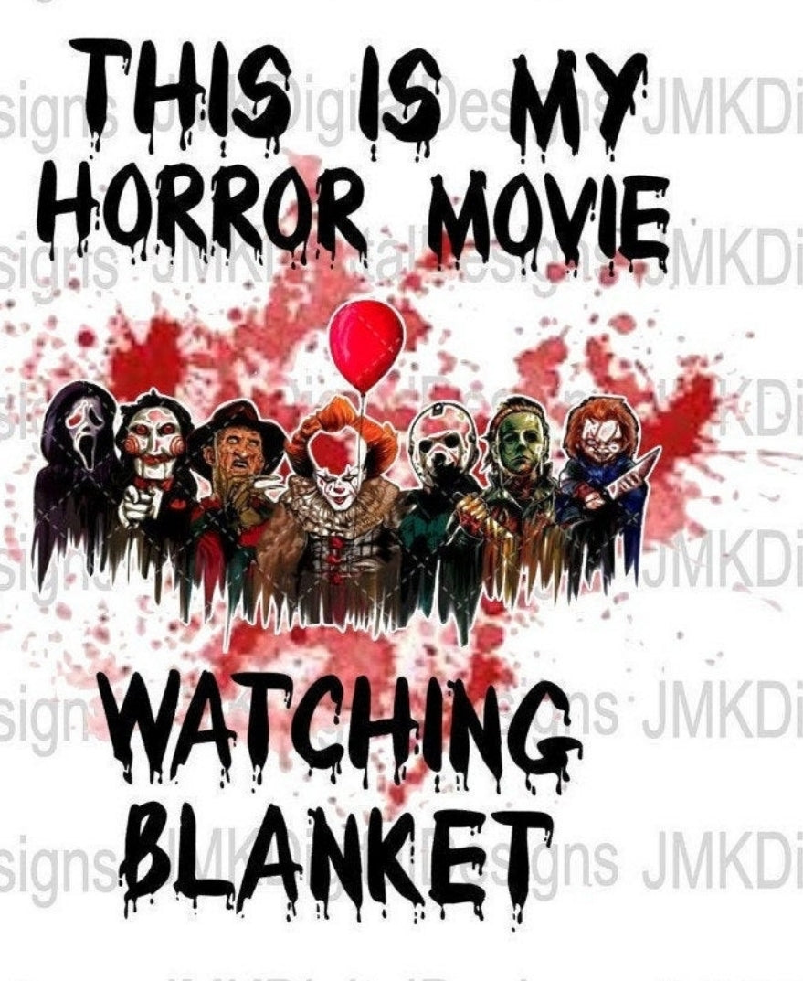 Horror movie watching blanket Transfer