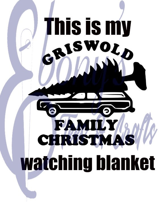 Christmas Vacation Blanket Transfer