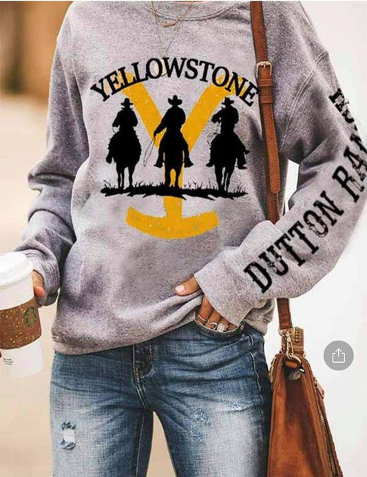 Yellowstone  pullover/ long sleeve tee